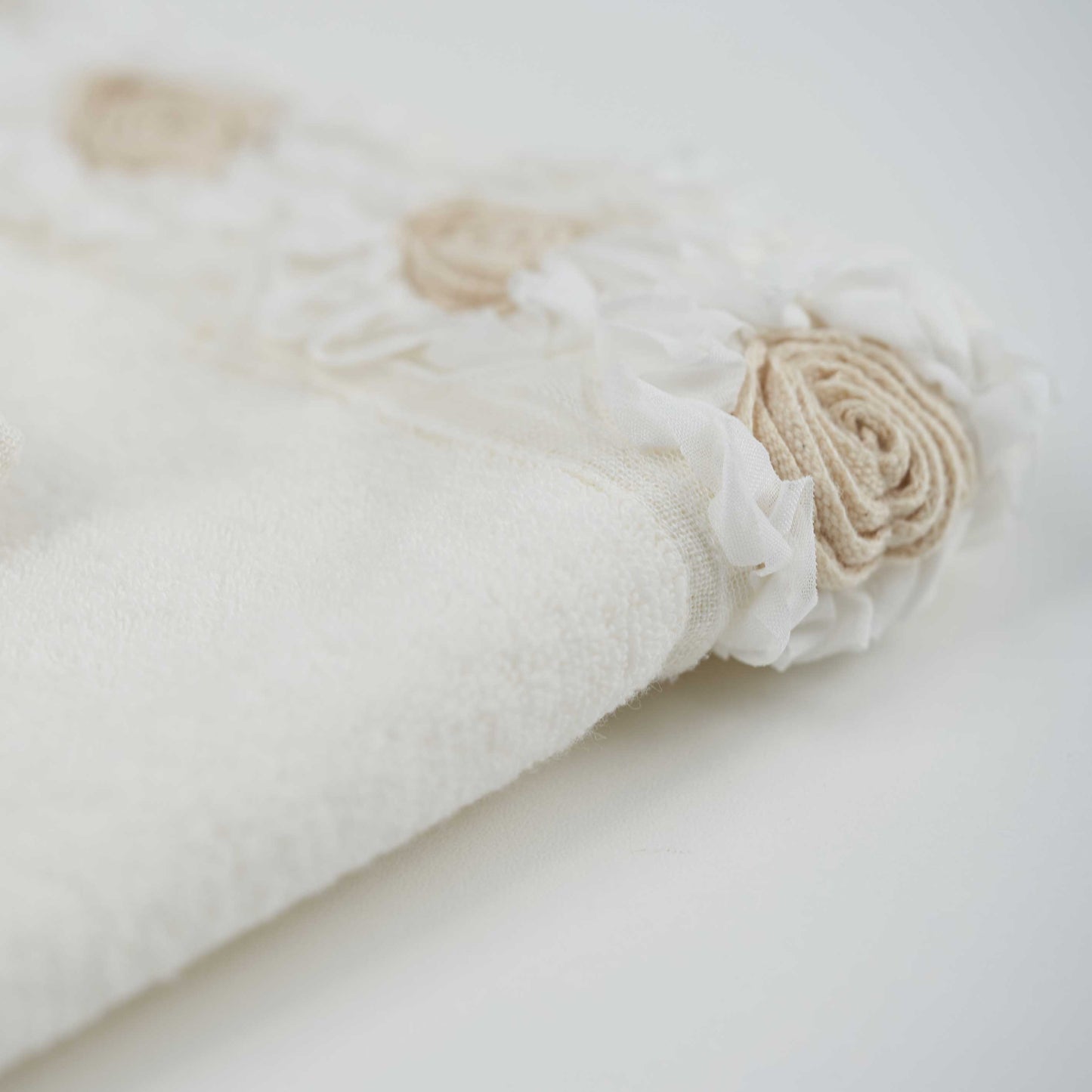 牡丹绣花棉面客巾套装