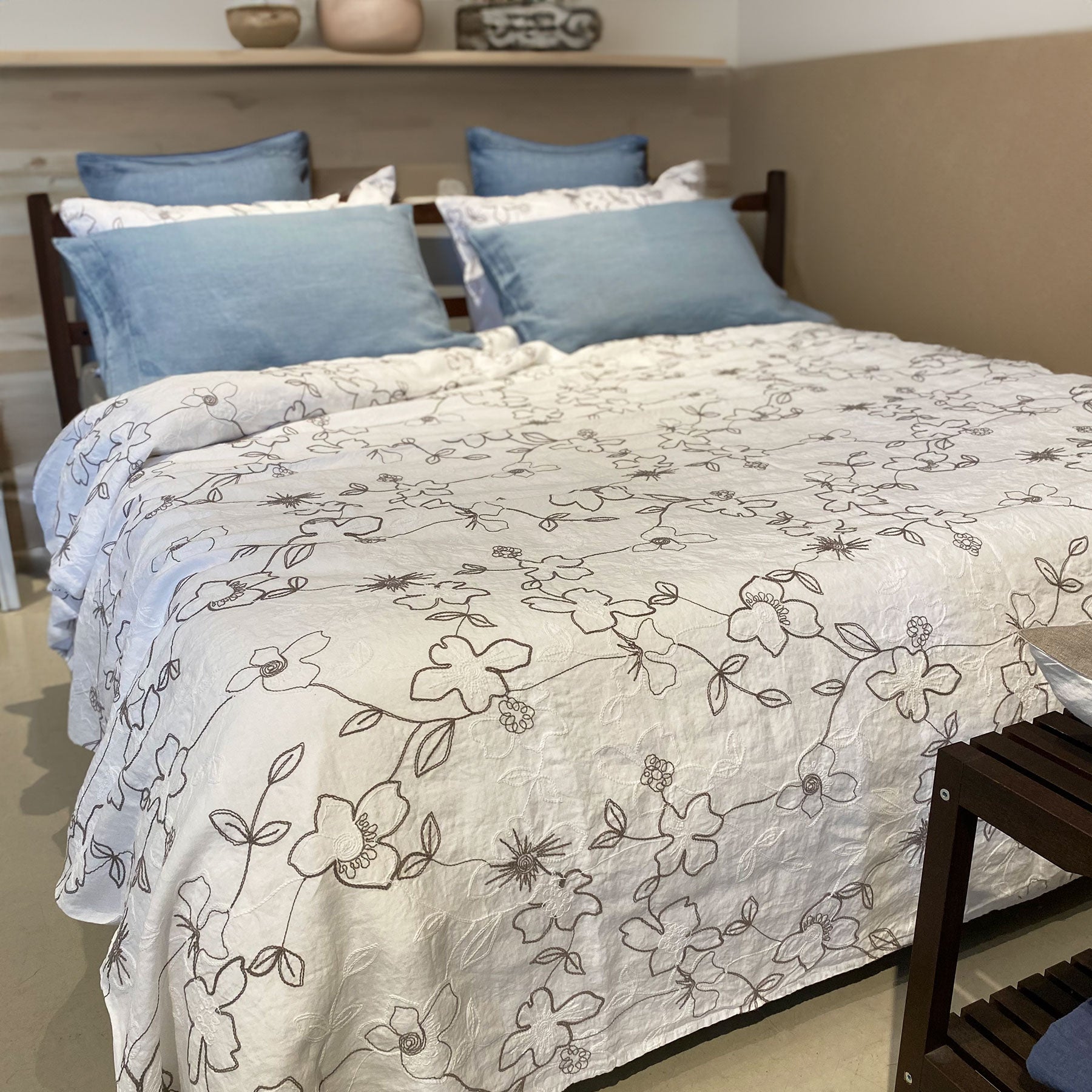 Set copripiumino floreale per letto singolo, 6 pezzi, set completo di Set copripiumino floreale per letto singolo, 6 pezzi, set completo di