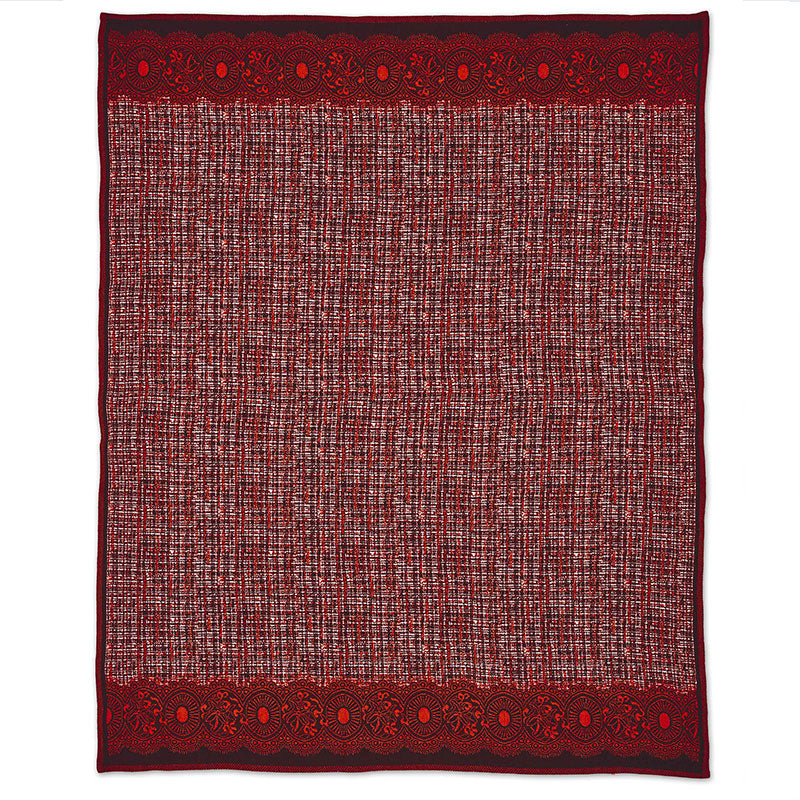 Plaid rosette design