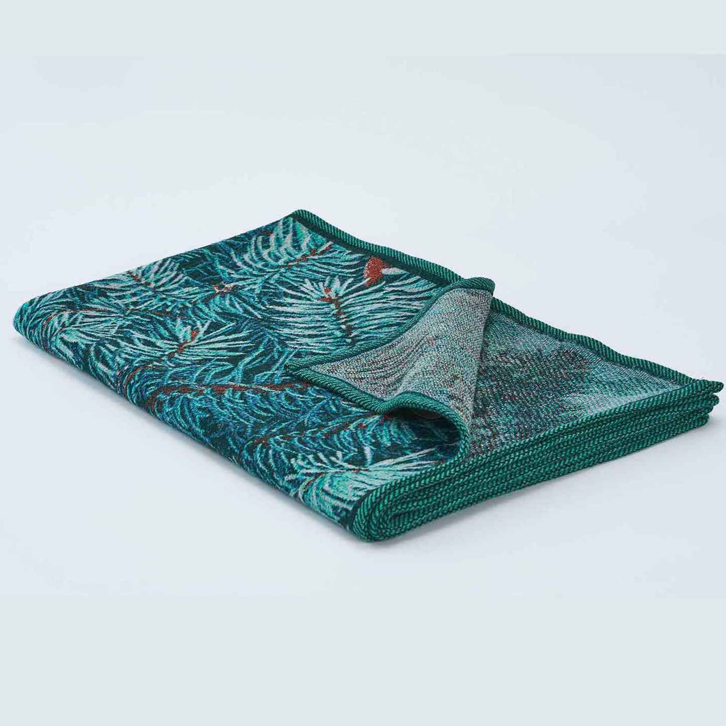 Plaid with pine needle design