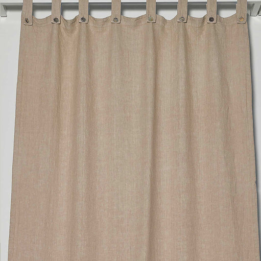 Curtain with A'jour embroidery, drawstring trim * while stocks last