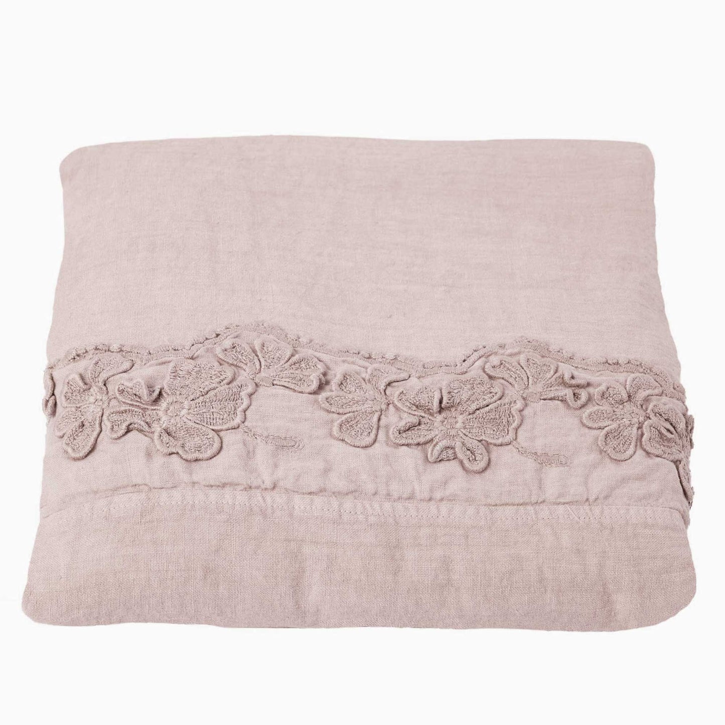 Petal embroidery bedspread, square and a half * while supplies last