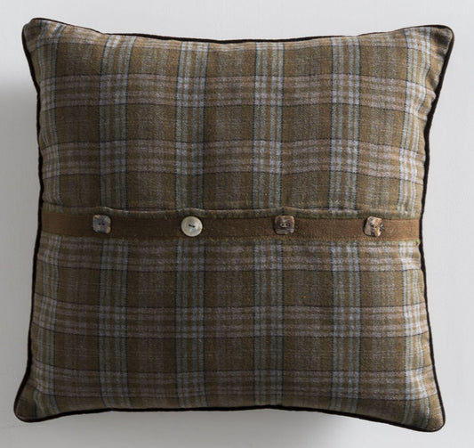 Wool blend buttoned pillowcase * while stocks last