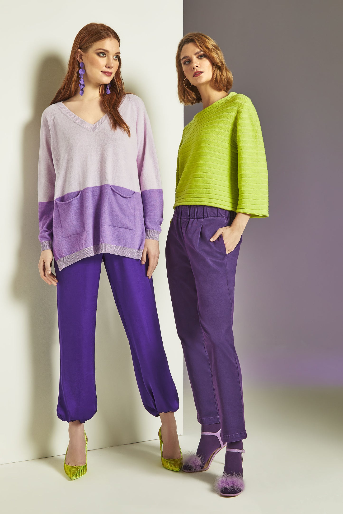 Maglia a coste con manica 3/4