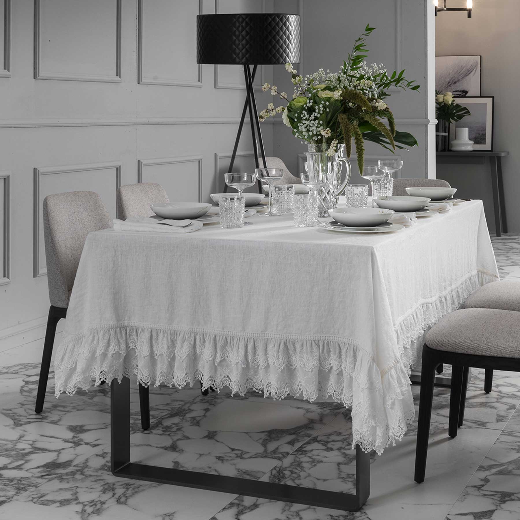 Tovaglia ovale bianca Salotto Tavolino da pranzo Copritavolo in pizzo Europa ricamato in tessuto floreale Tappetino in polvere Moderno – acquista a prezzi convenienti sul marketplace Tovaglia ovale bianca Salotto Tavolino da pranzo Copritavolo in pizzo Europa ricamato in tessuto floreale Tappetino in polvere Moderno – acquista a prezzi convenienti sul marketplace