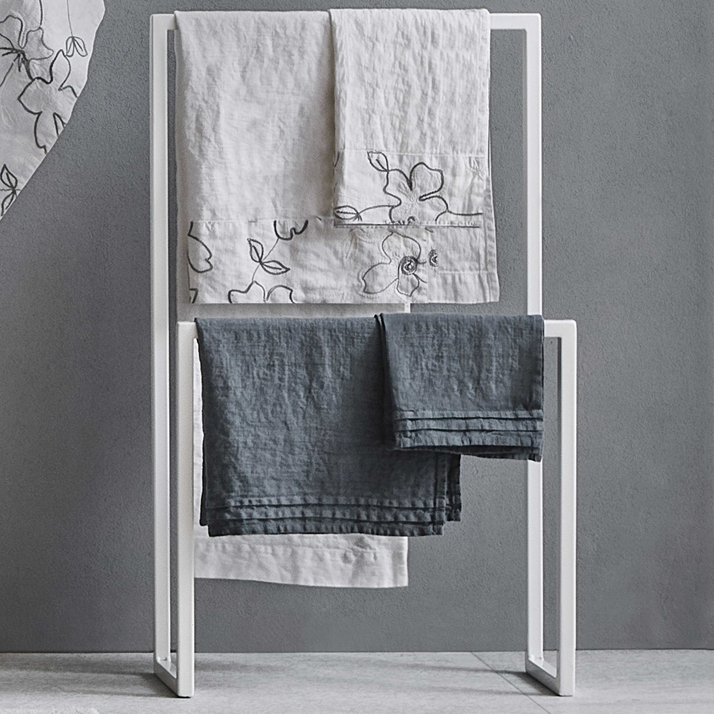 Narciso 亚麻面部和客用毛巾套装