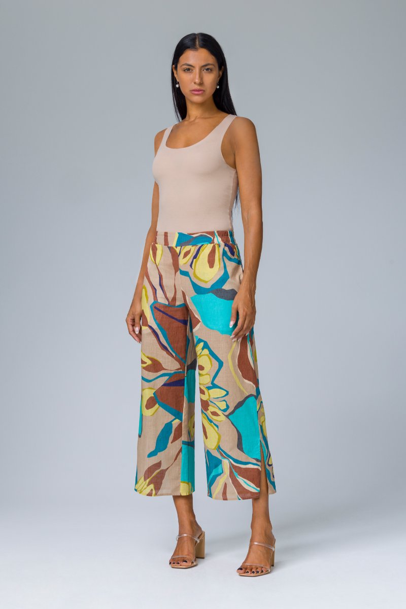 Pantalone ampio stampato