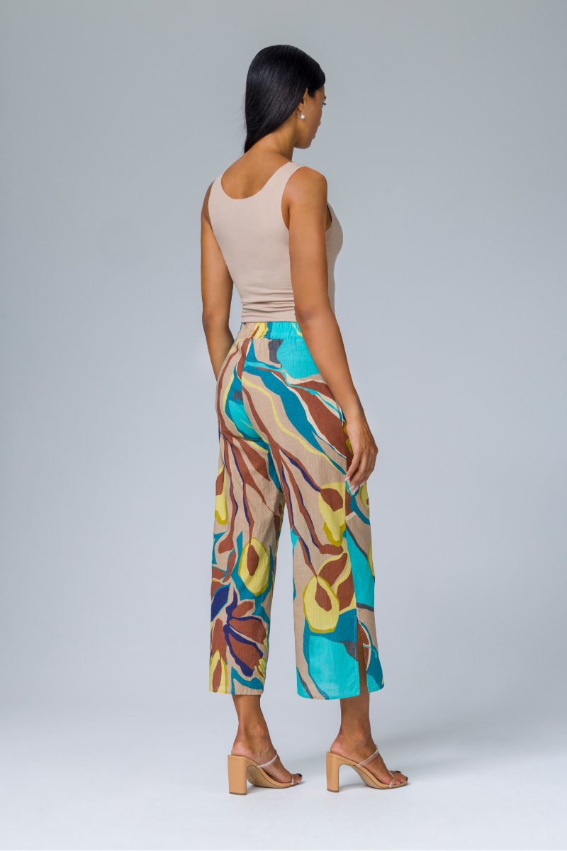 Pantalone ampio stampato