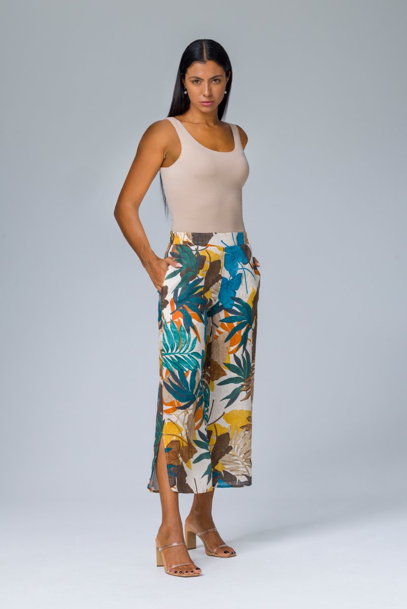 Pantalone ampio stampato