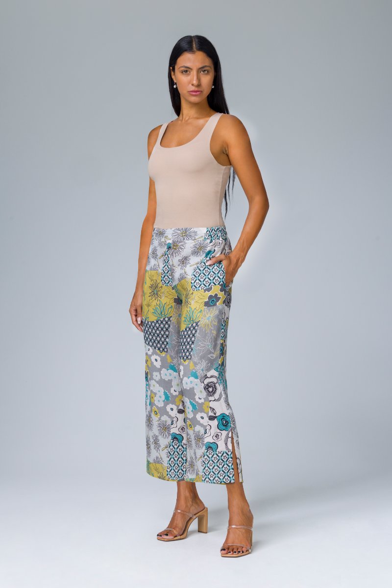 Pantalone ampio stampato