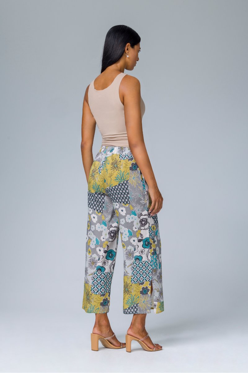 Pantalone ampio stampato