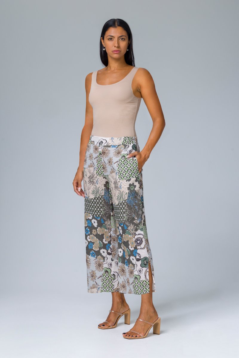 Pantalone ampio stampato