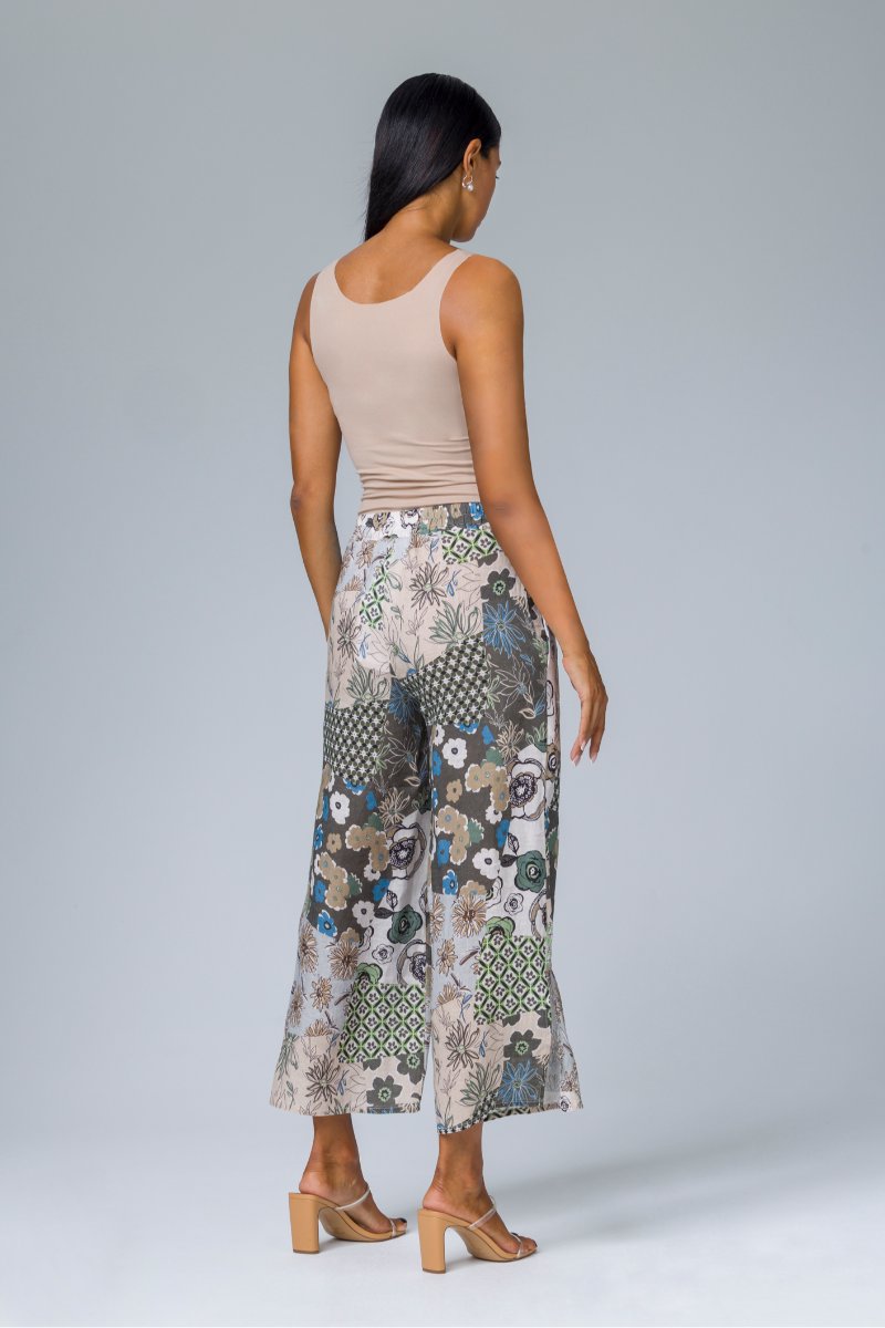 Pantalone ampio stampato