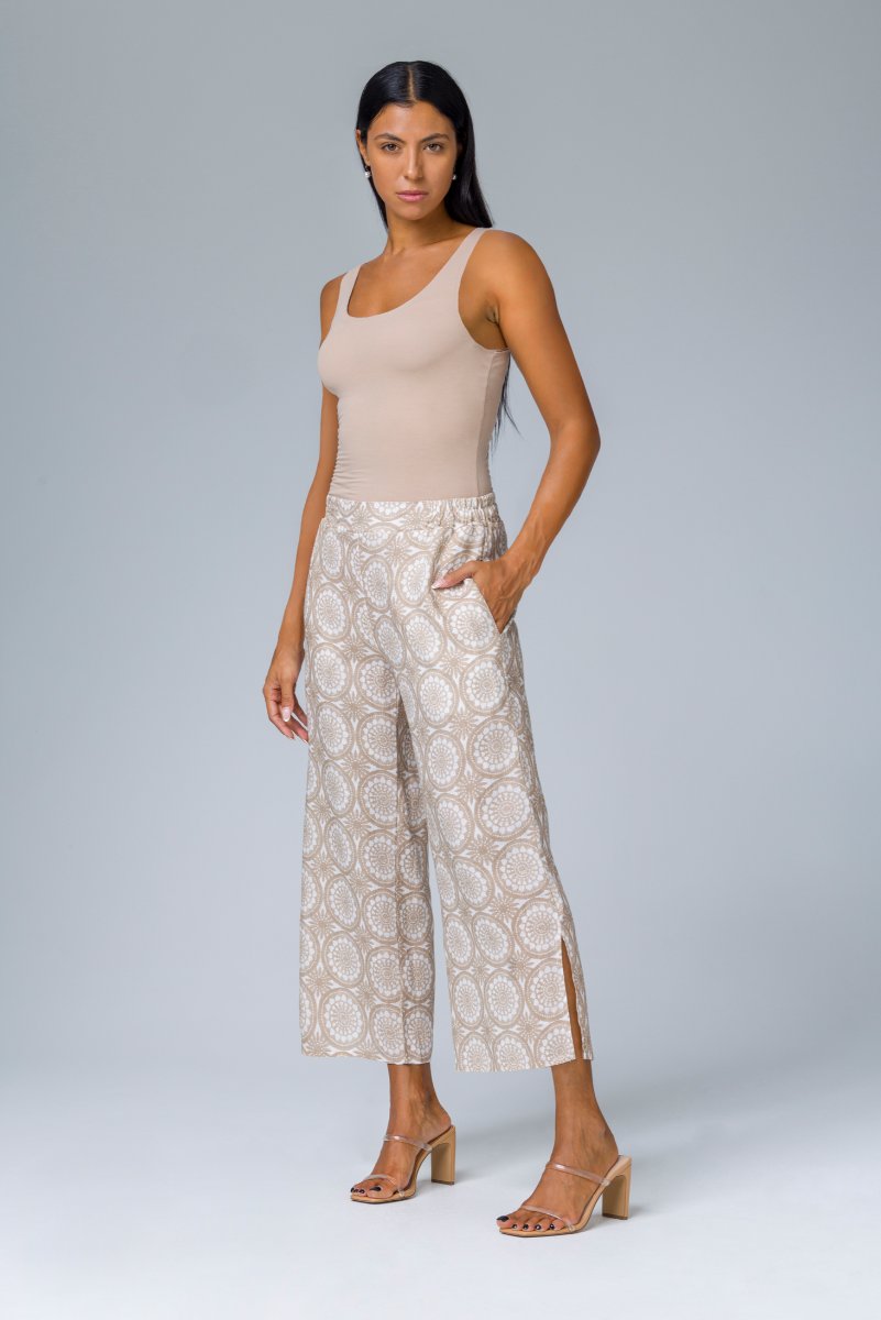 Pantalone ampio stampato