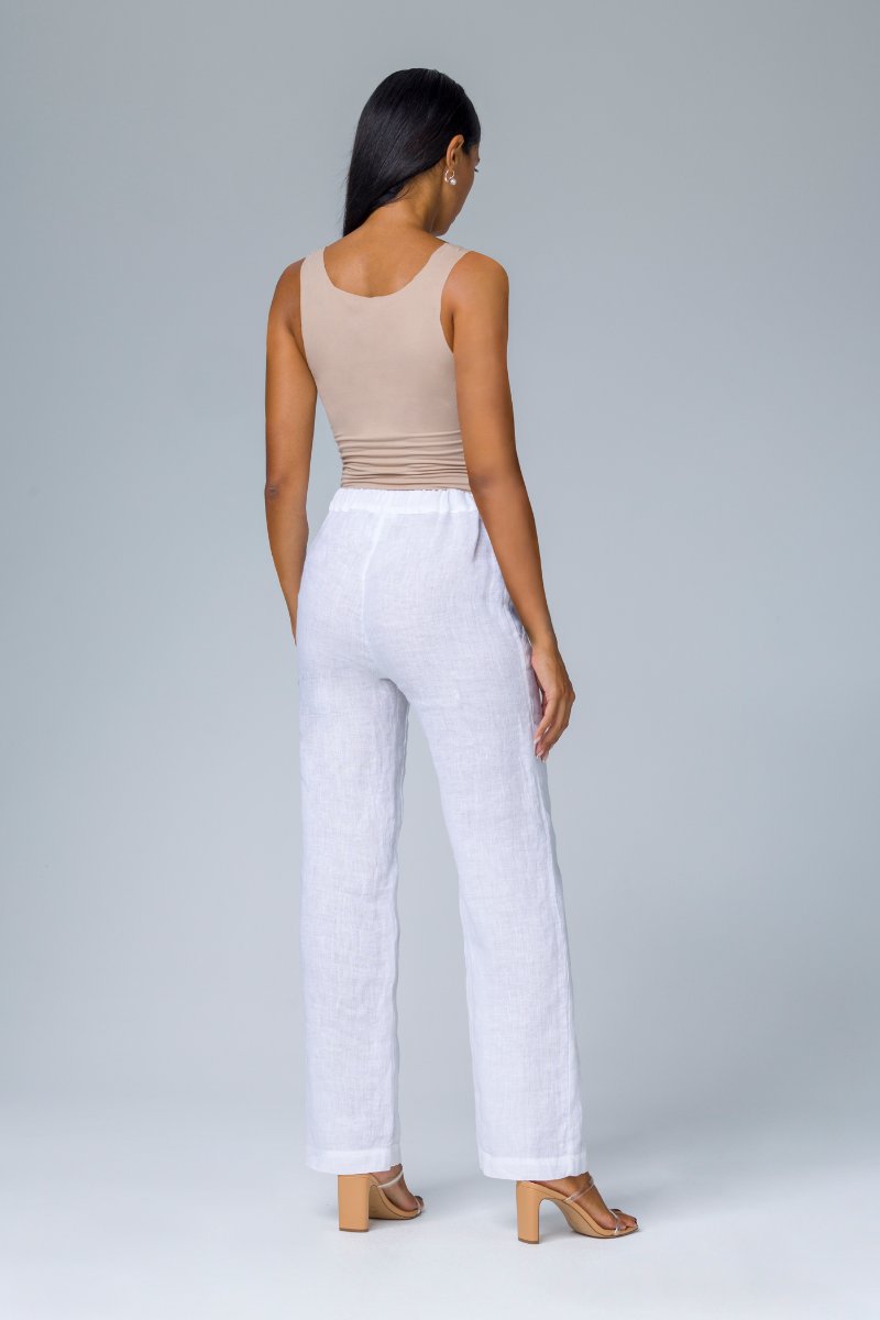 Pantalone ampio con elastico in vita