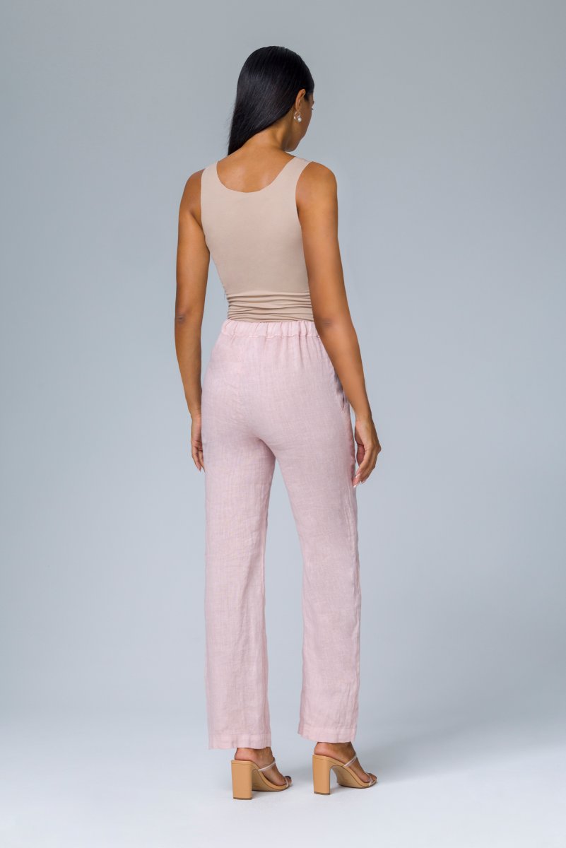 Pantalone ampio con elastico in vita