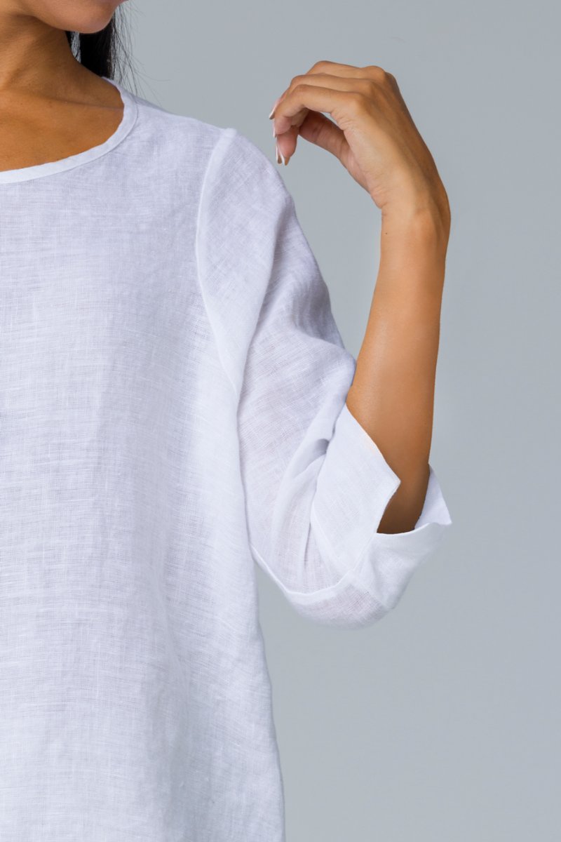 Blusa con bottoni dietro