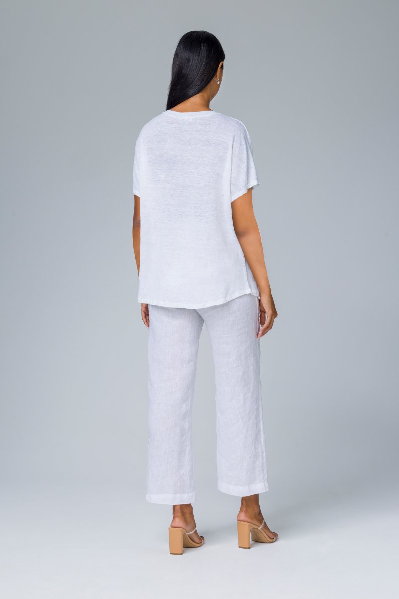 T-shirt con scollo a V