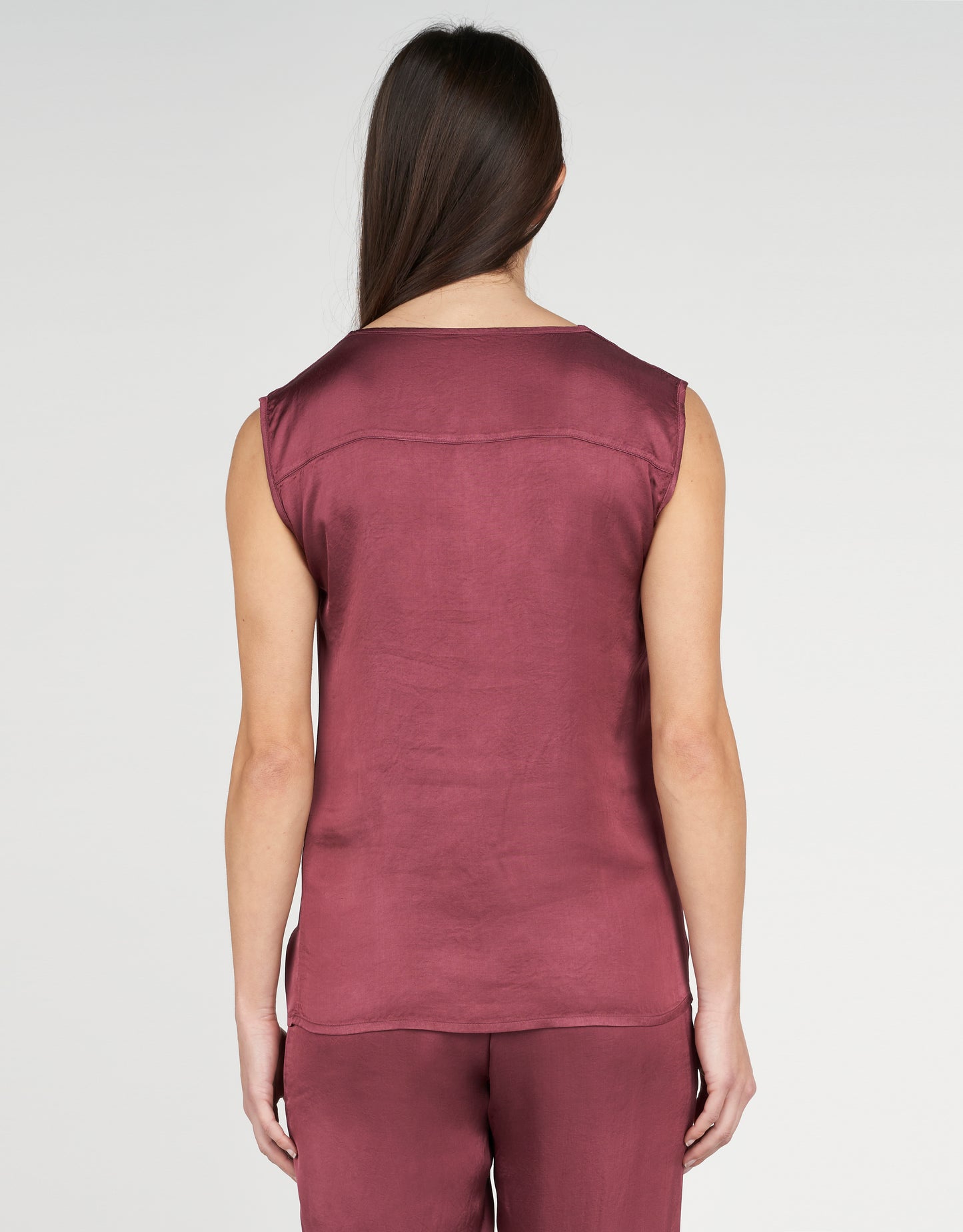 Top scollo drappeggiato