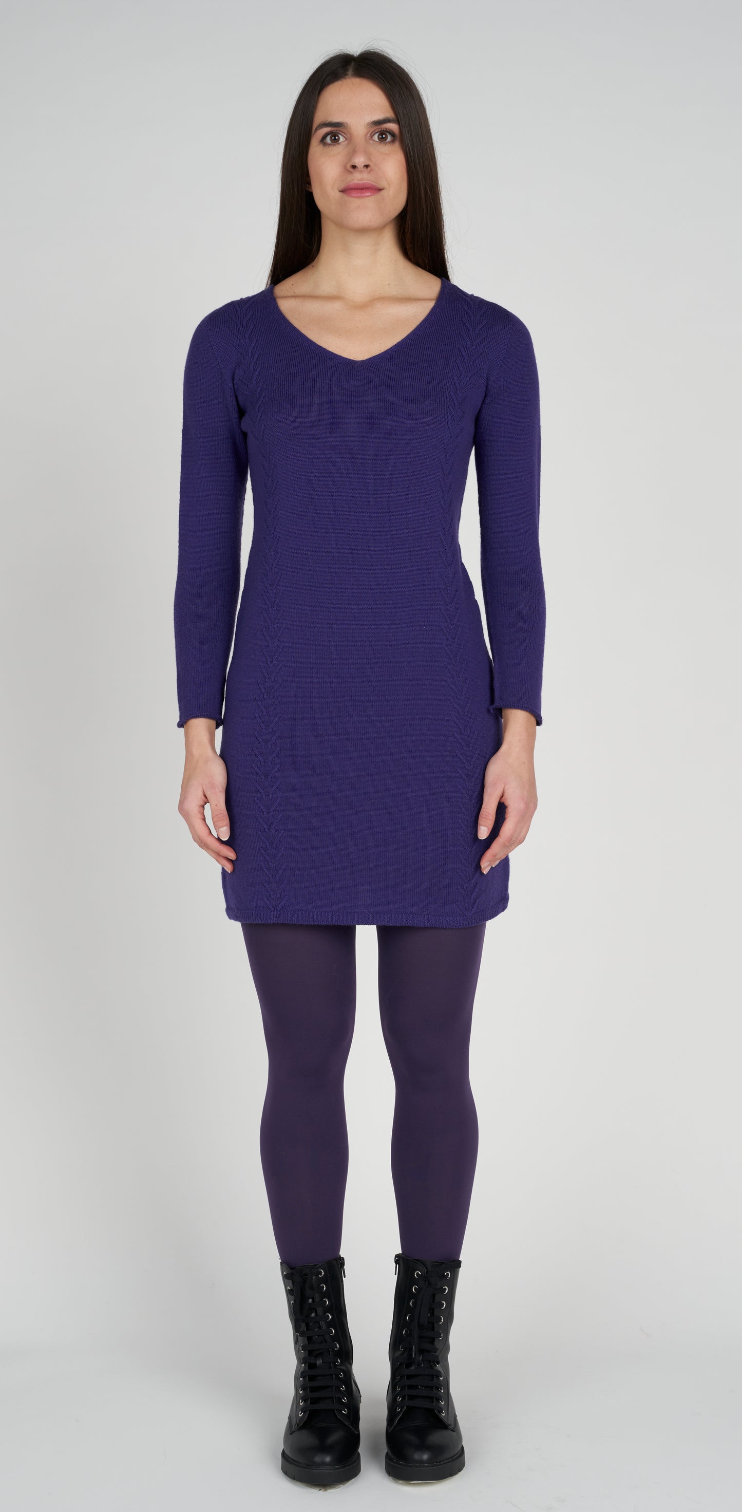 Abito scollo V integrale