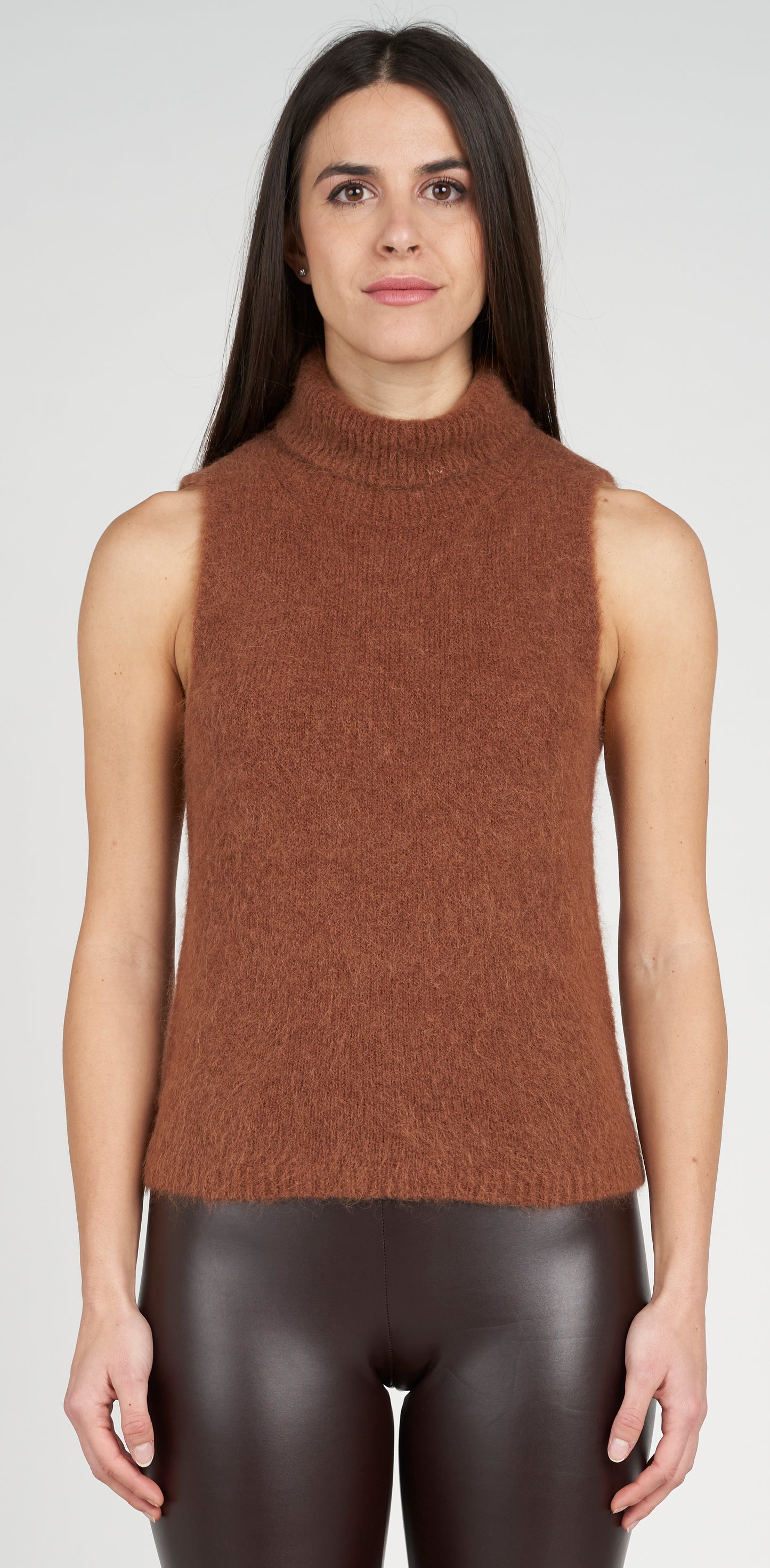 Top smanicato alpaca