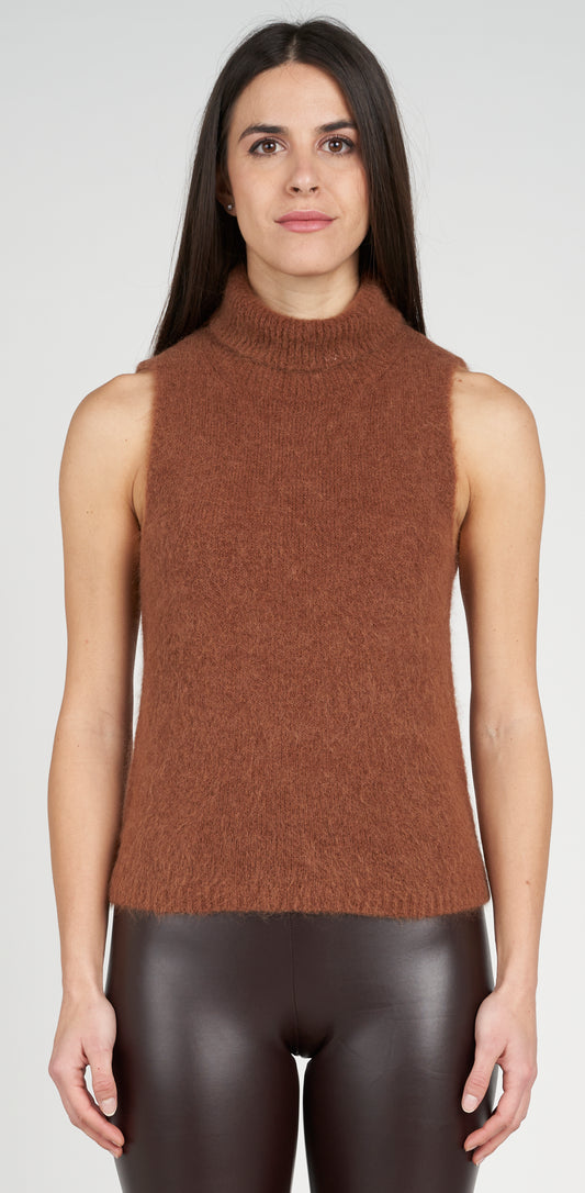 Top smanicato alpaca