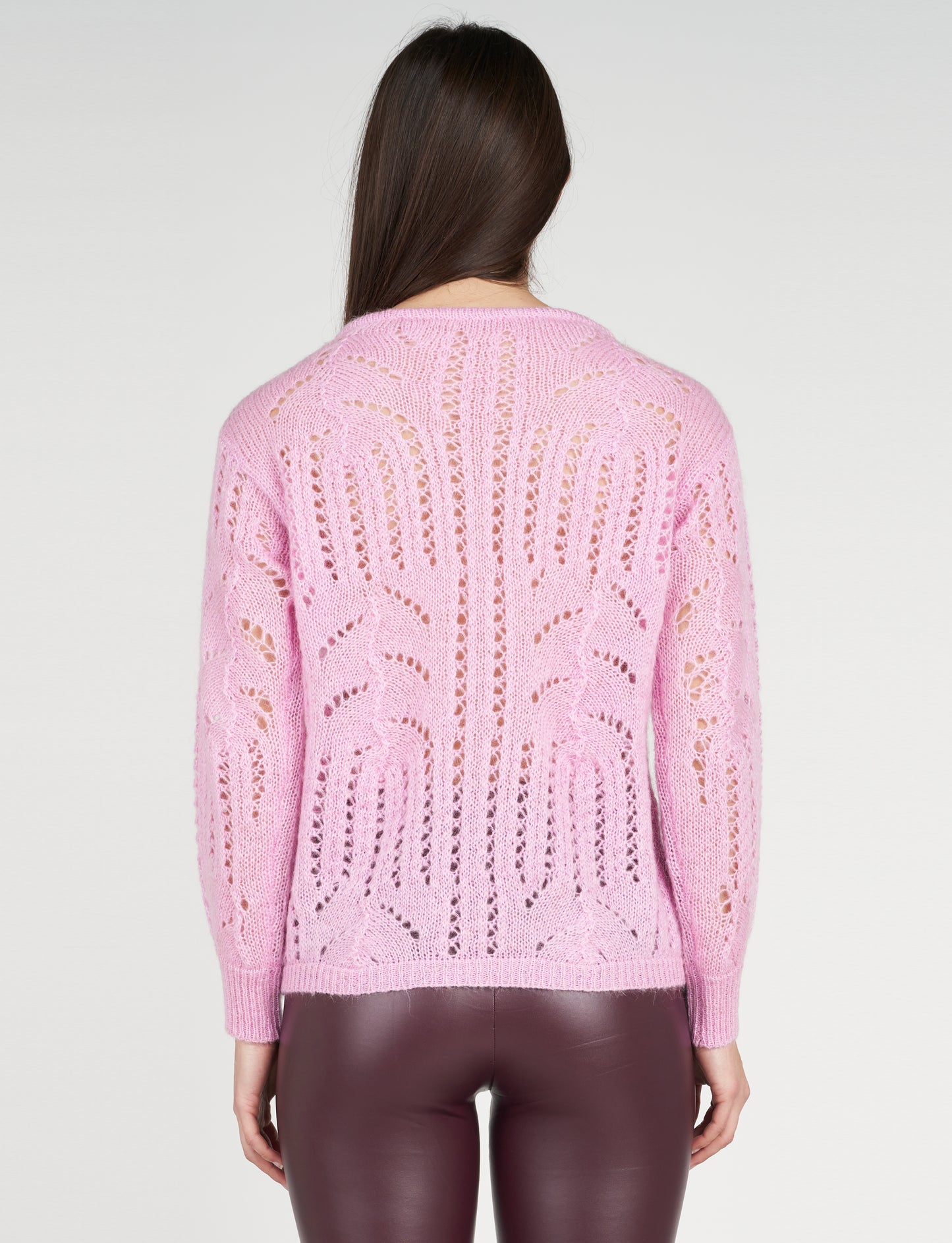 Maglia barchetta traforata