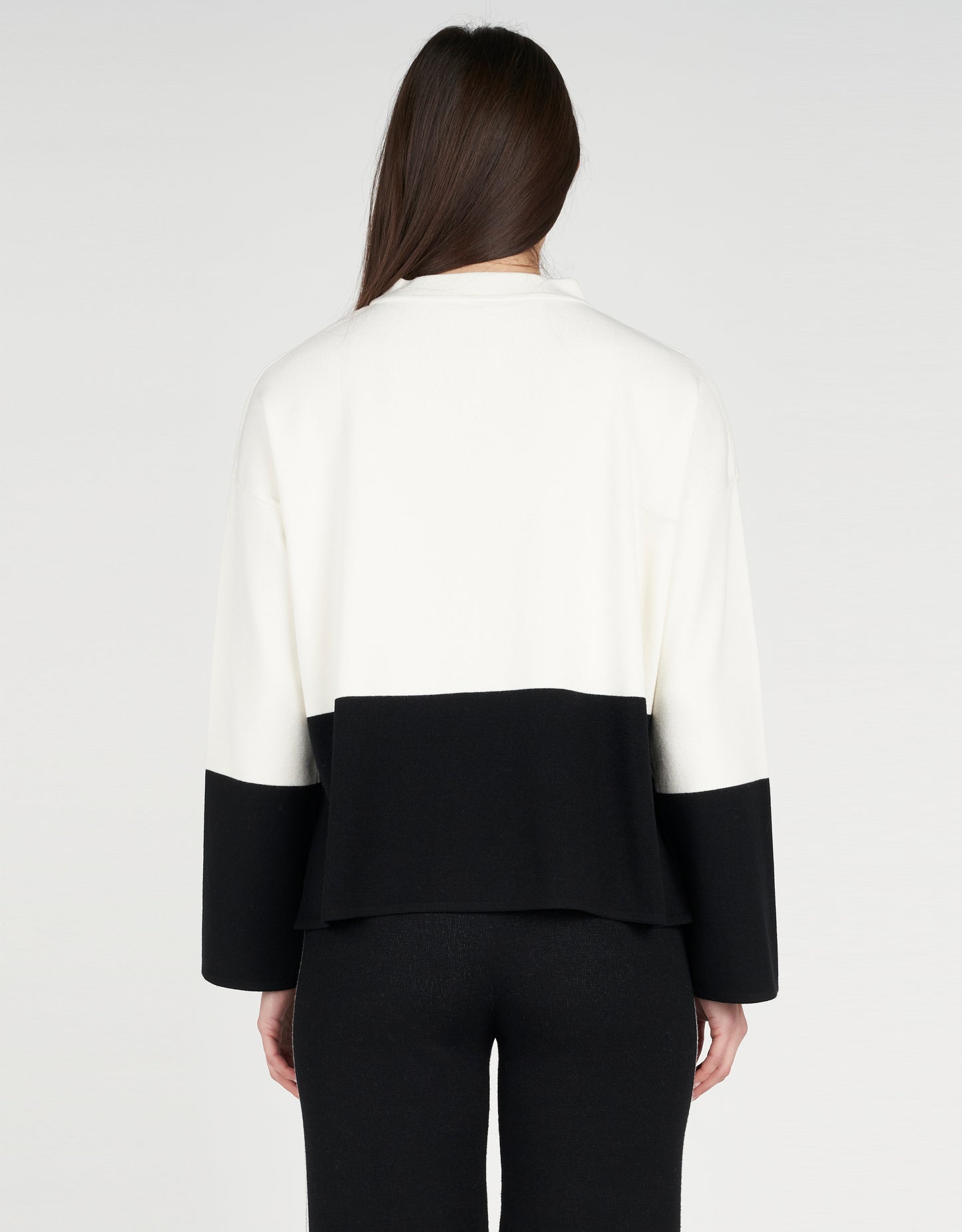 Maglia bicolor viscosa