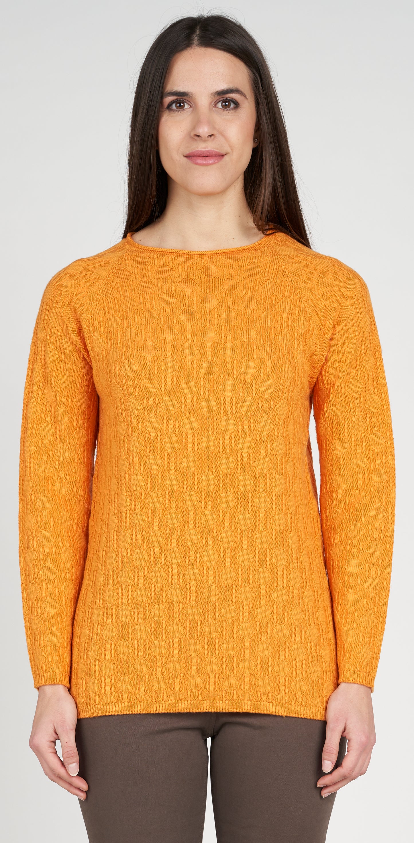 Maglia girocollo rombi