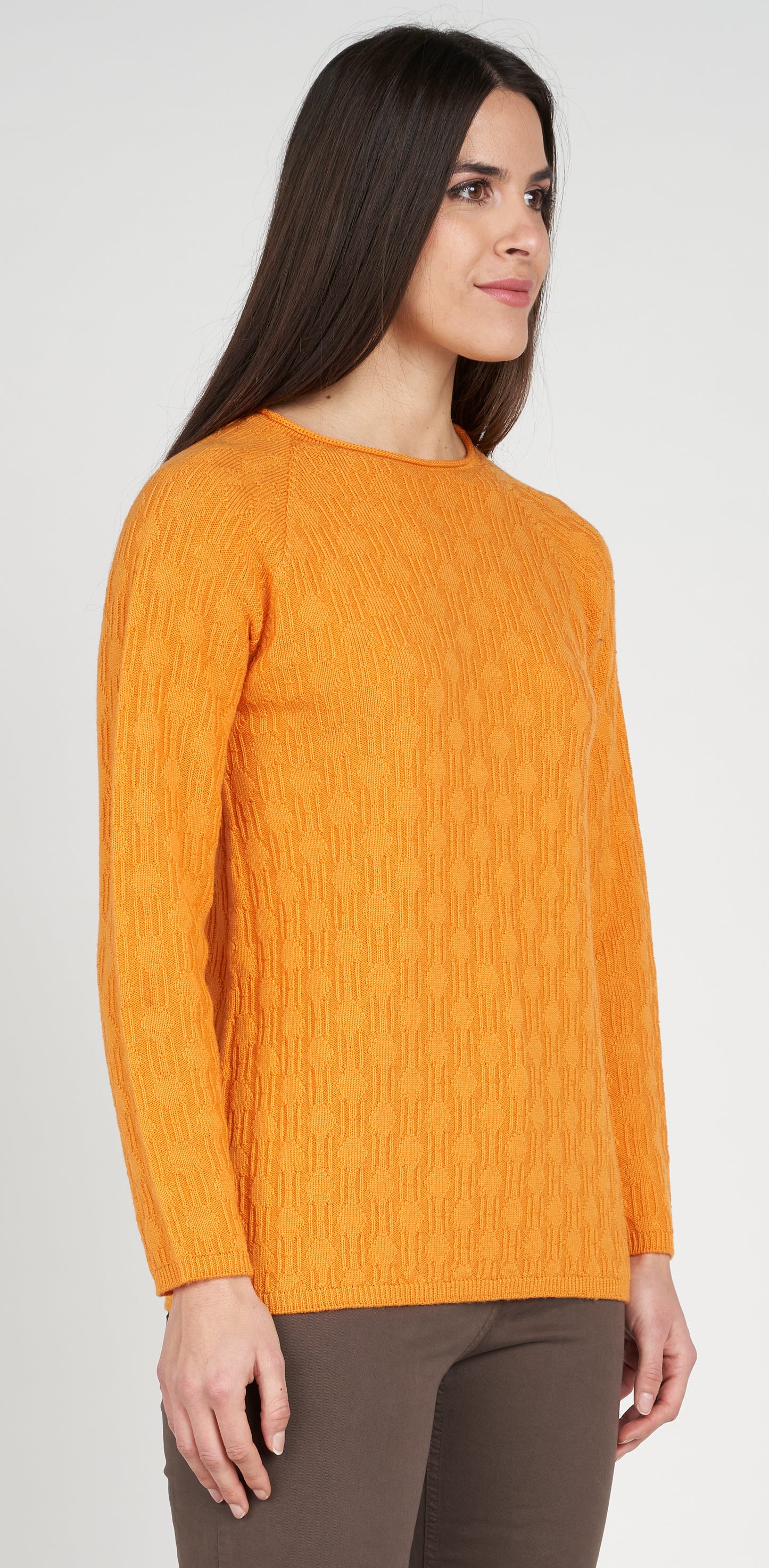 Maglia girocollo rombi