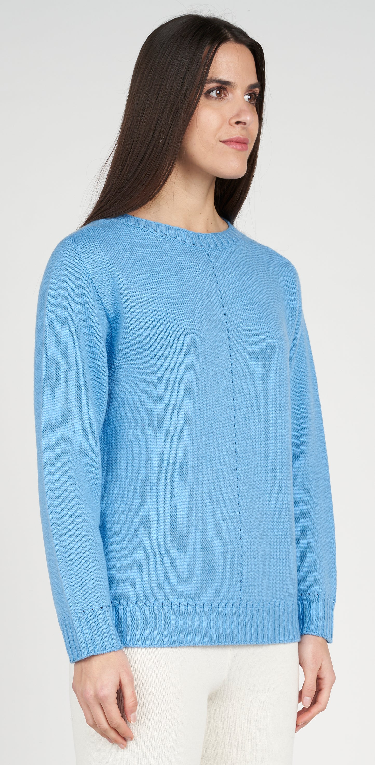 Maglia barchetta traforata