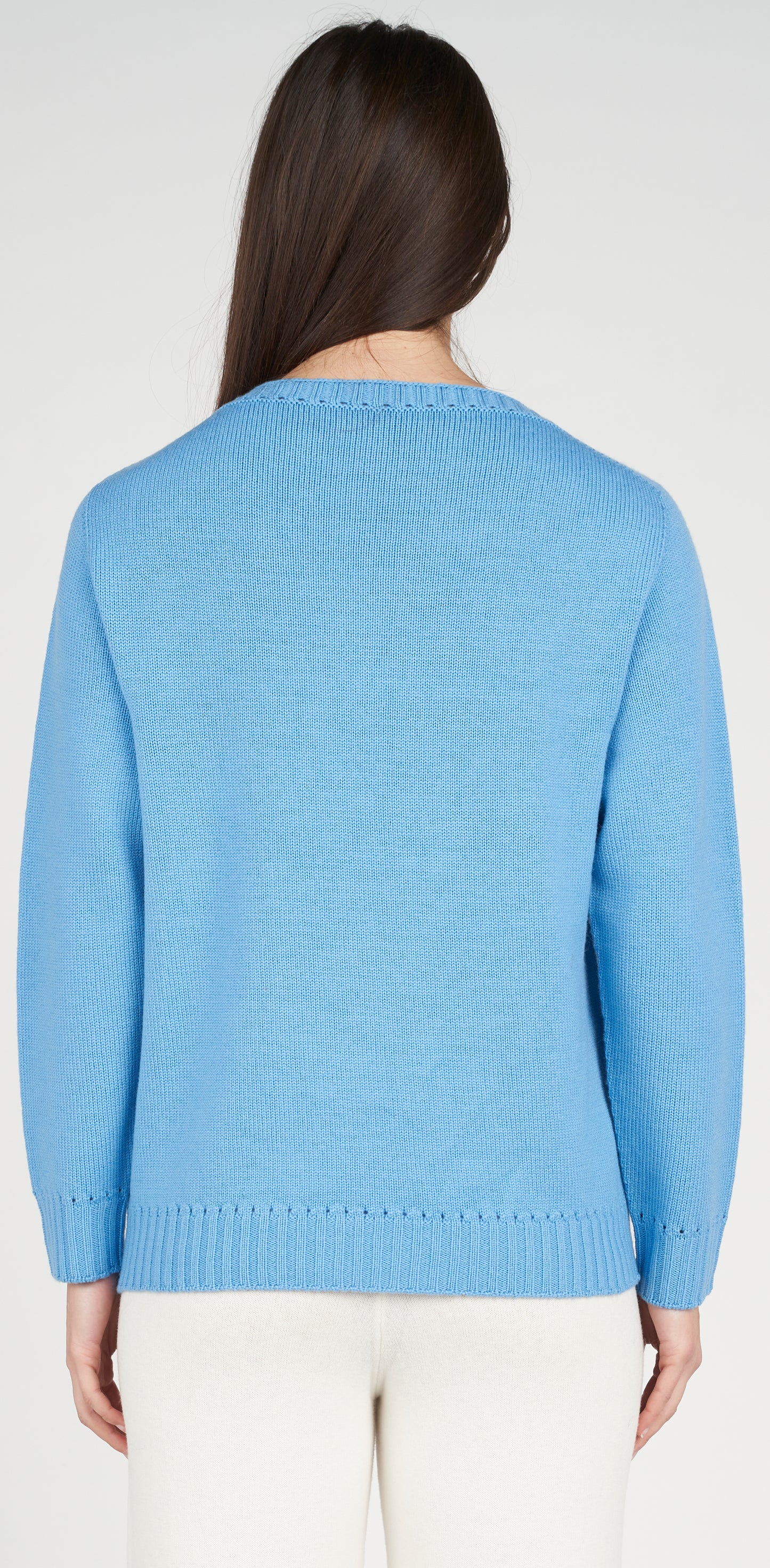 Maglia barchetta traforata