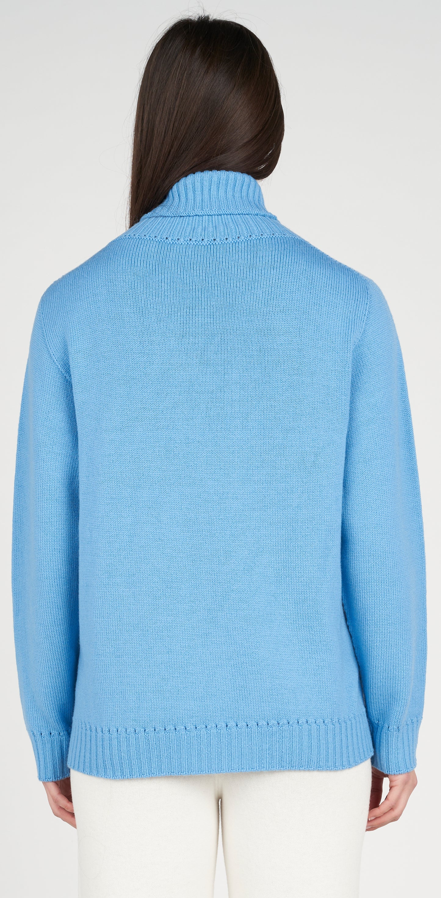 Maglia dolcevita traforata