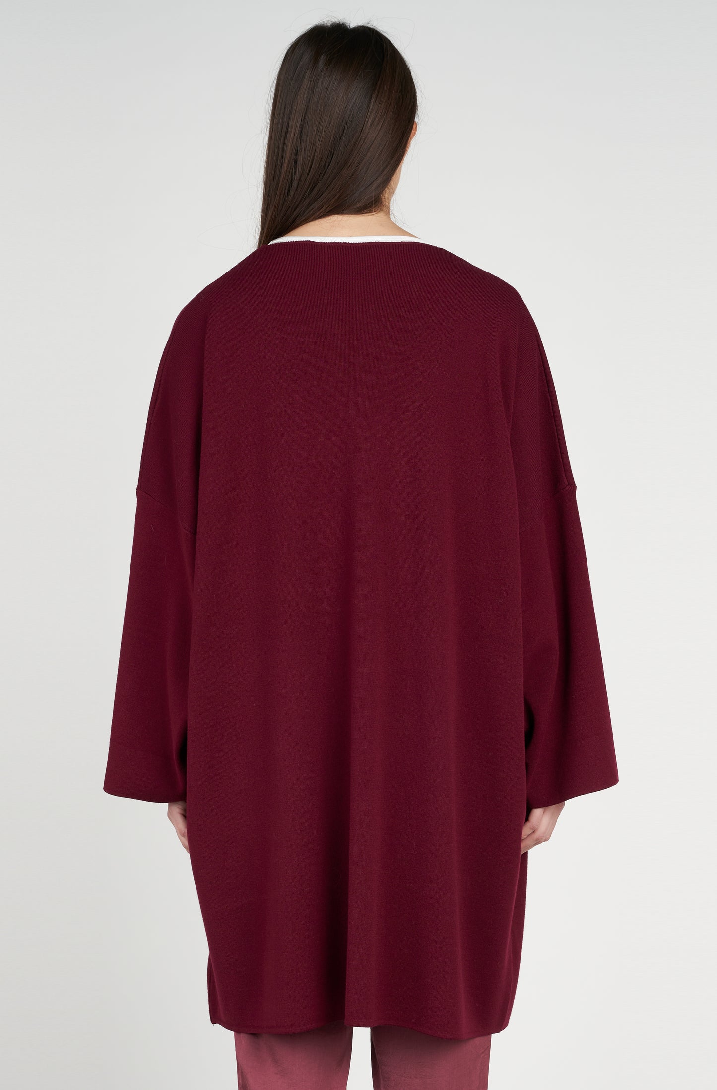 Cardigan over 2 tasche