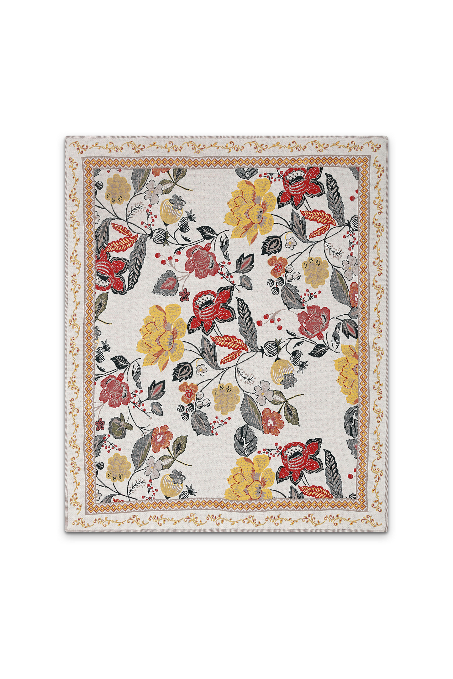 Plaid Fiori