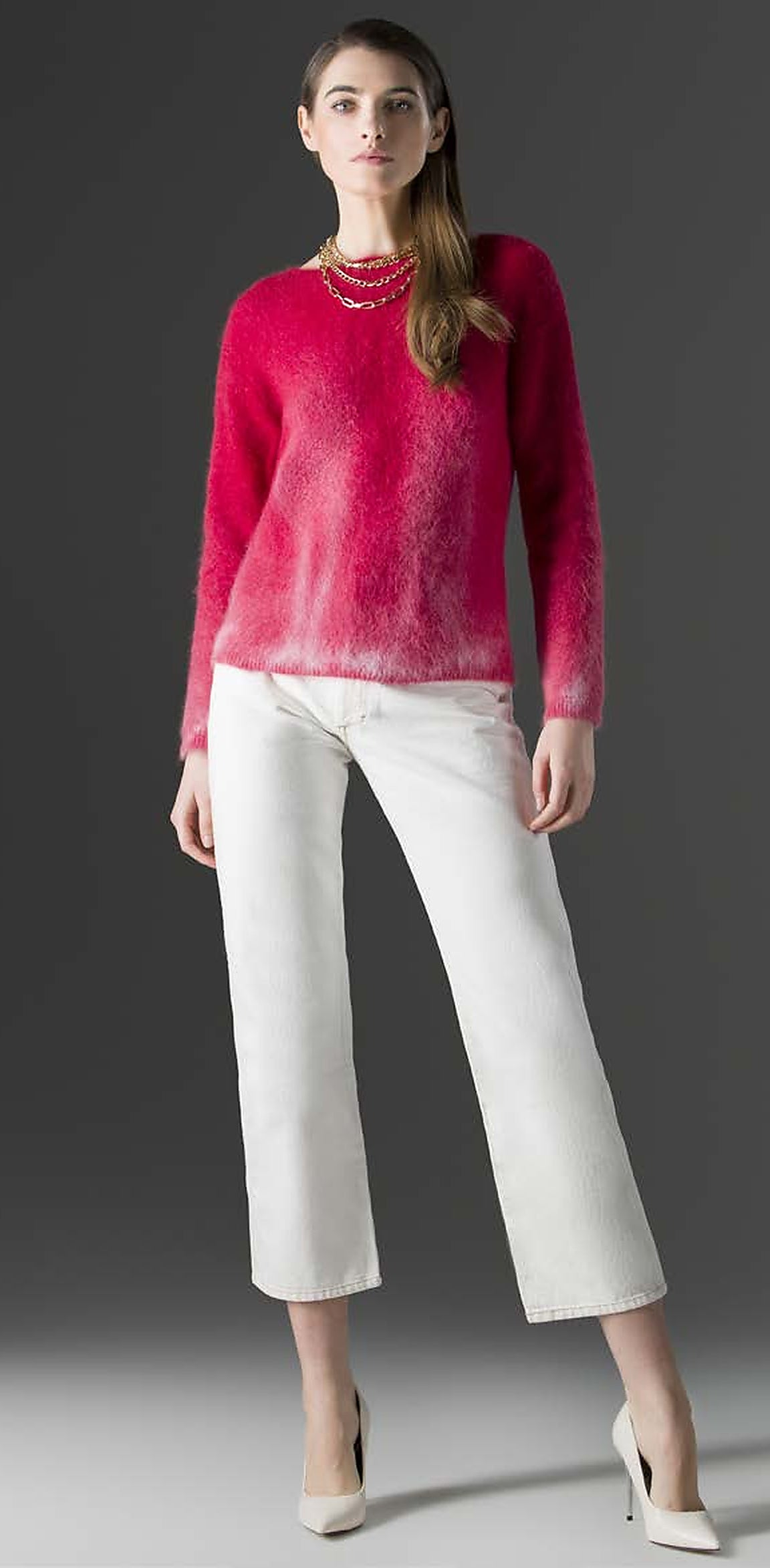 Barchetta alpaca sfumata