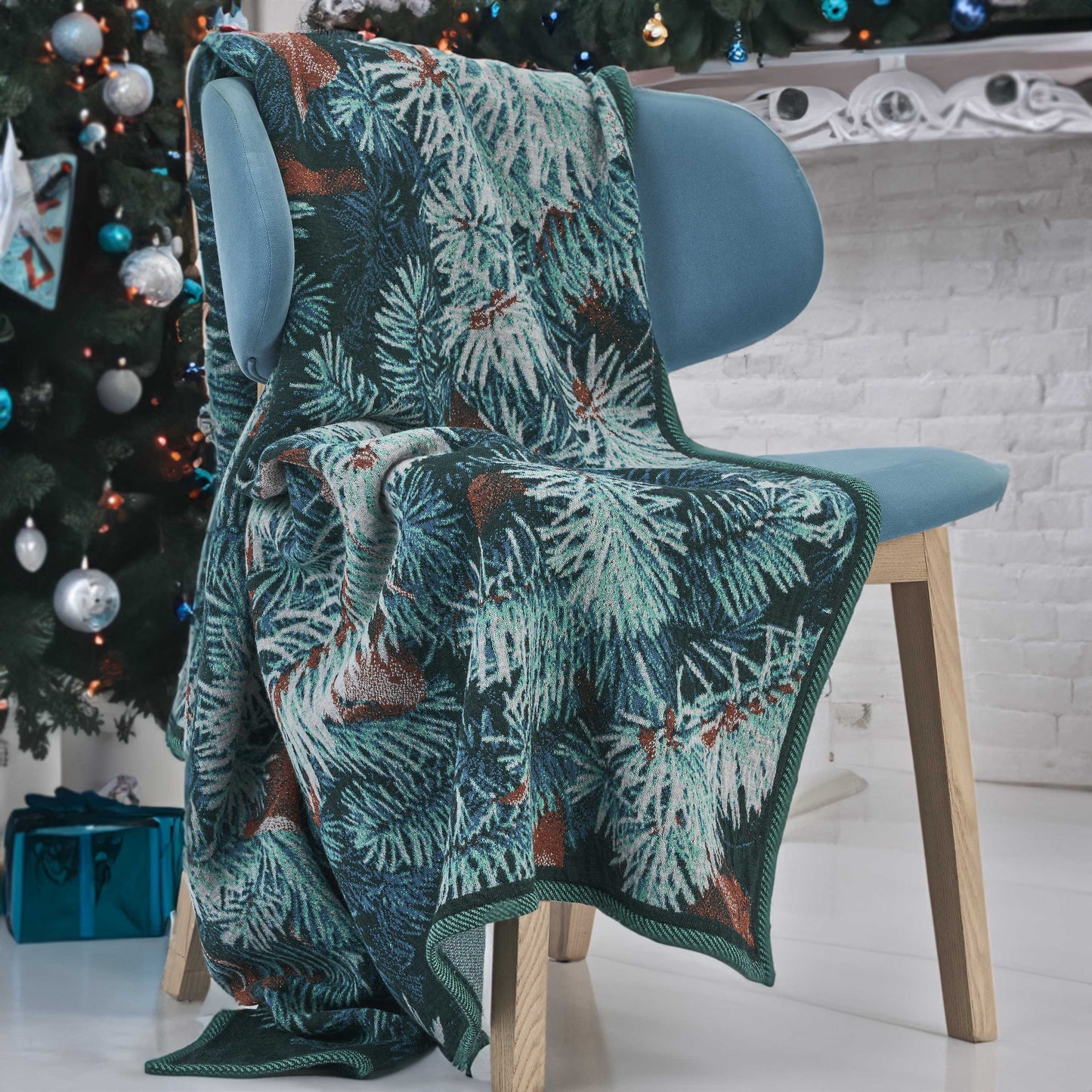 Plaid disegno Aghi di Pino